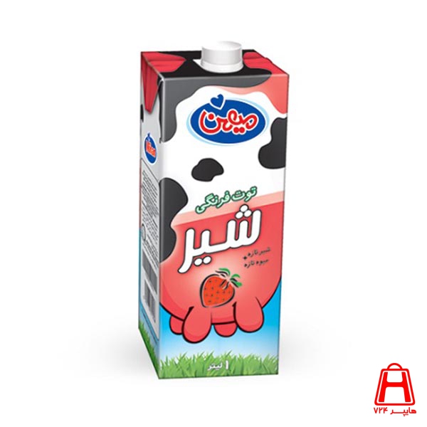 1 liter of strawberry milk Mihan