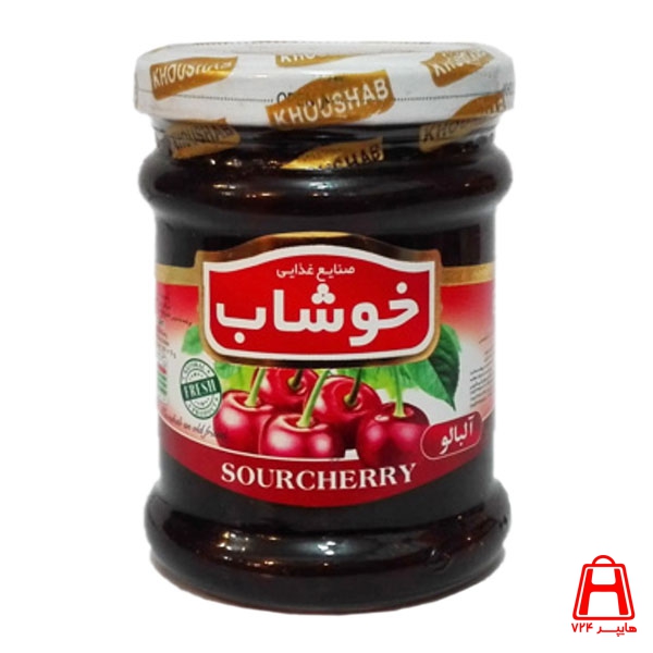 290 grams of sour cherry jam