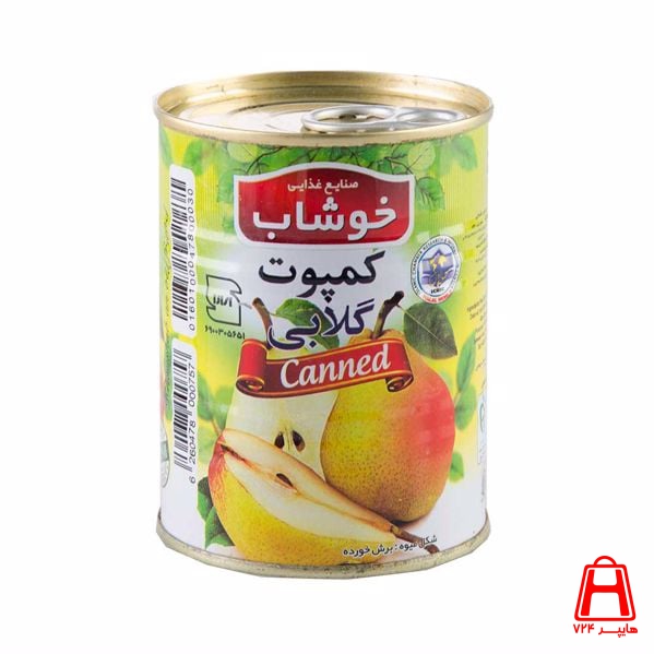 350 g pear keyed compote khoshab
