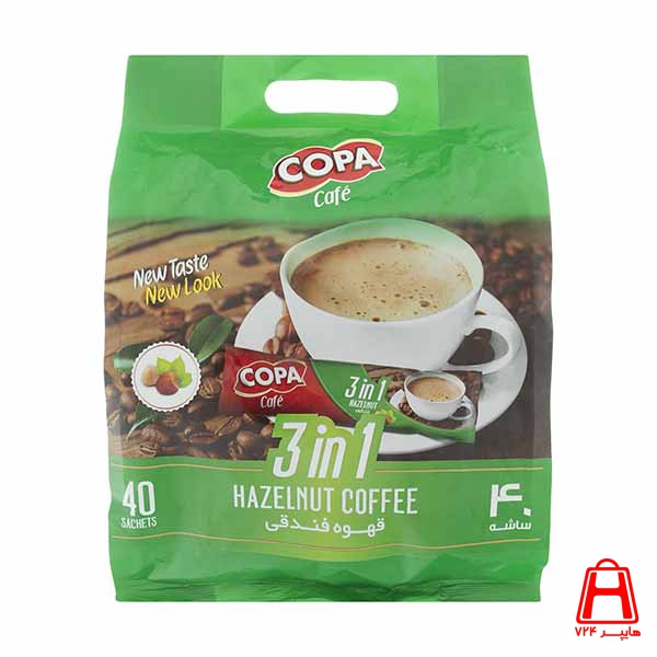 40 cup Copa hazelnut coffee
