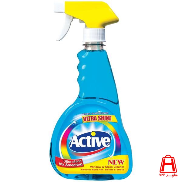 Active Glass Cleaner Blue 500ml