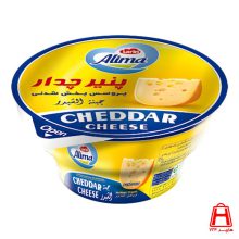 پنیر پروسس با طعم چدار کاسه ای 115 گرمی آلیما