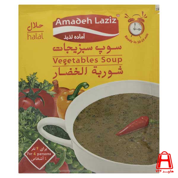 Amadeh Laziz Vegetable soup 65 g