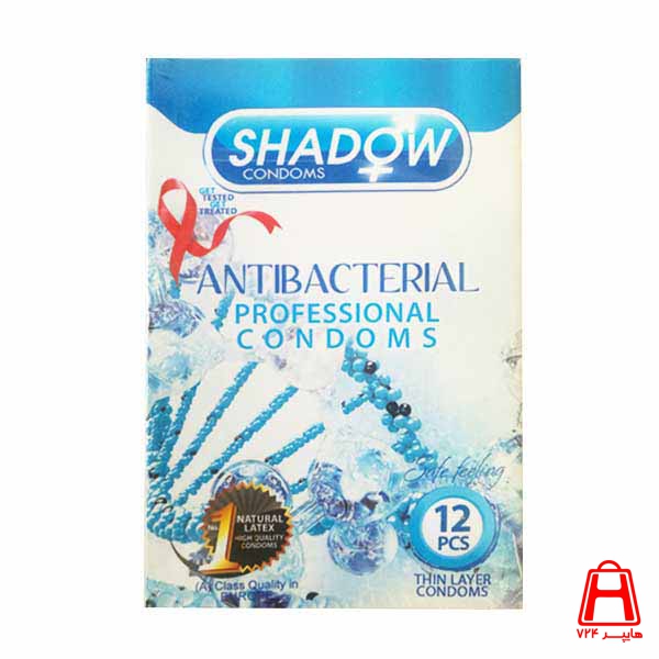 Antifungal and antibacterial condoms Shadow