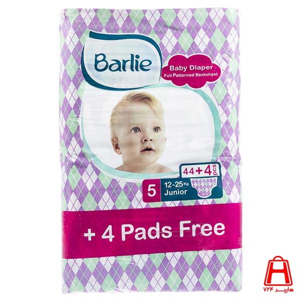 Barlie Large economy full diapers 44 4 pieces 18 to 25 kg