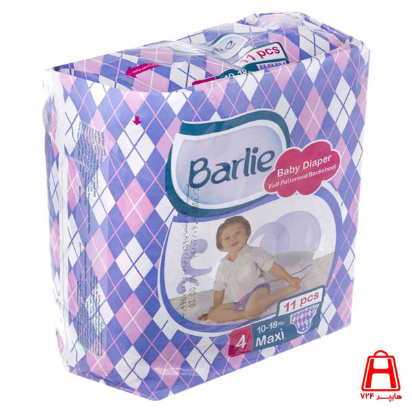 Barlie full diapers large 11 pieces 10 to18 kg