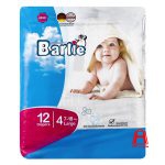 Barlie large comfort baby diapers 12 pieces