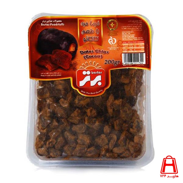 Bartar Cocoa date chips 200 g