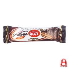 ویفر روکش شکلاتی  تلخ Aidin Wave22 گرم (آیدین)
