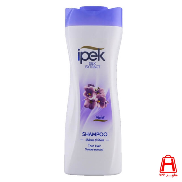 Bulk and shiny shampoo violet Ipek 600 ml