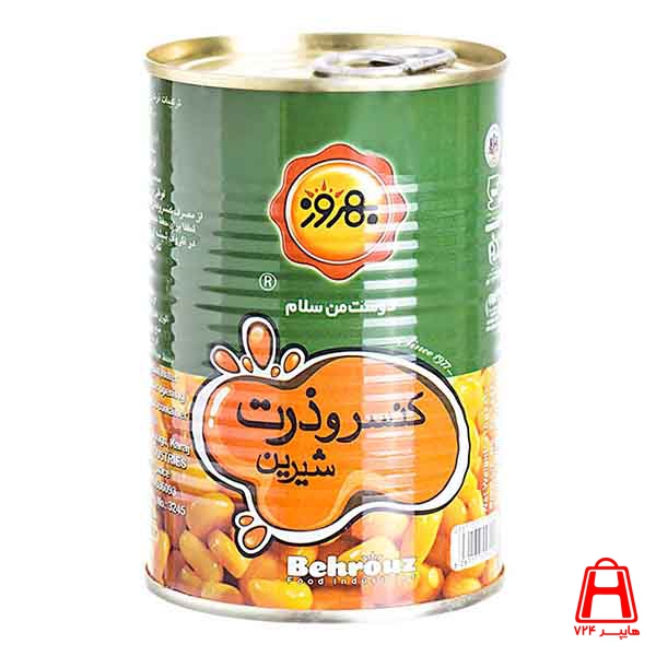 Canned corn Behrooz 410 gram