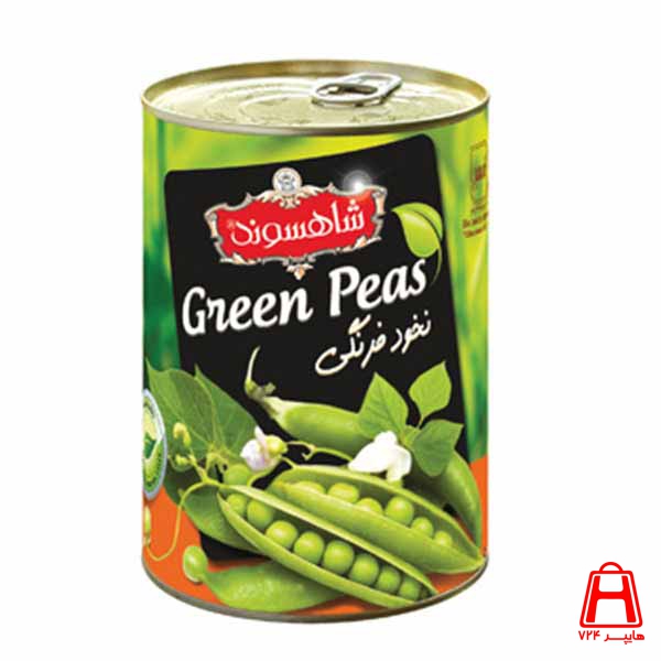 Canned green peas shahsavand 380 g