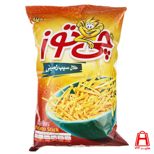 CheeToz Large sliced chips 175 g