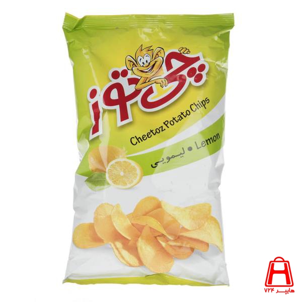 CheeToz Lemon chips average 65 g