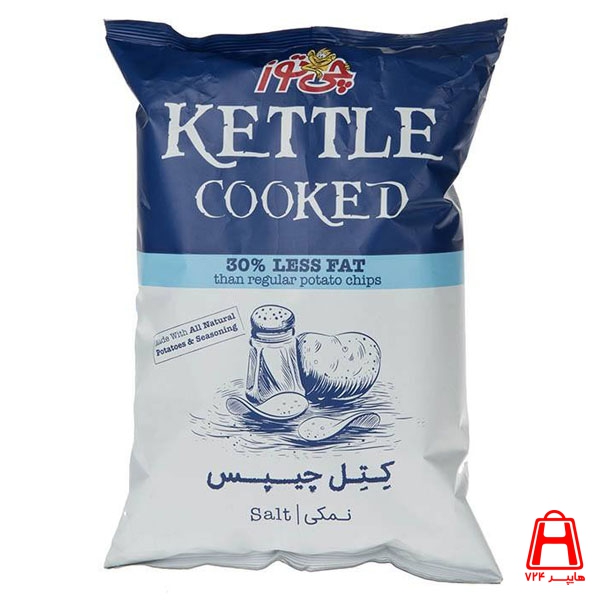 CheeToz Travel sea salt chips kettle 135 g