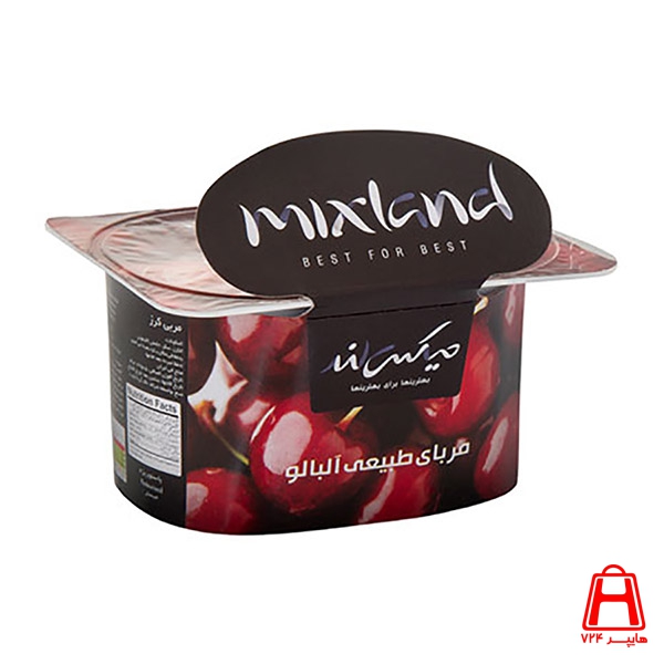 Cherry jam 225 grams of talc mixed Land