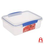 Container with rectangular plastic lid 2 liters System 1700