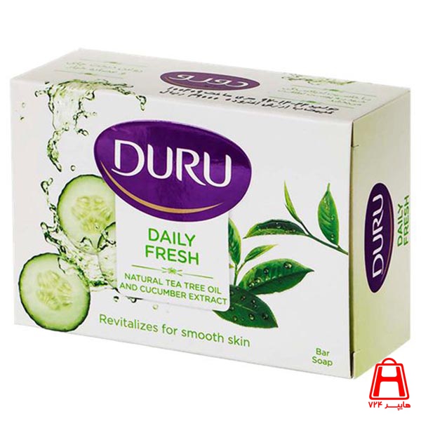 Duru daily refresh beauty soap tea tree oil and cucumber extract 120 gr