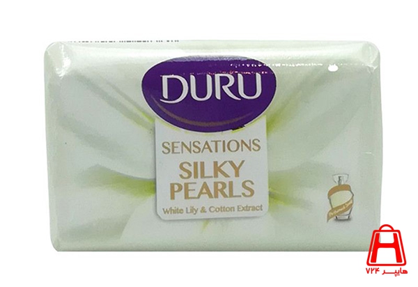Duru sensations beauty soap white lily and cotton extract 125 gr
