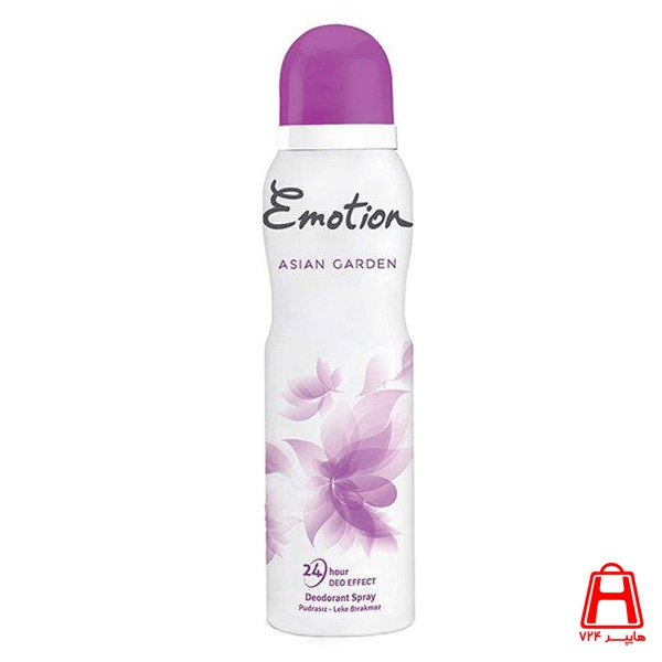 Emotion Womens Deodorant 150 ml Asian Garden 24