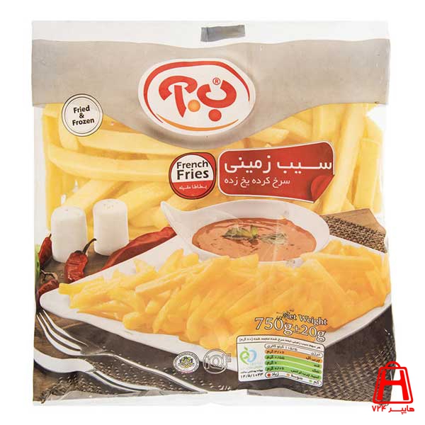 French fries 2500 g B.A.