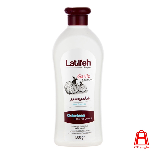 Garlic glycerin shampoo 500 g Latifa