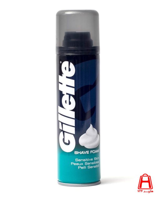 Gillette shaving foam for sensitive skin 200 ml