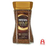 Gold instant coffee powder