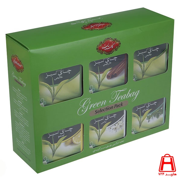Golestan 60 green tea bag combination