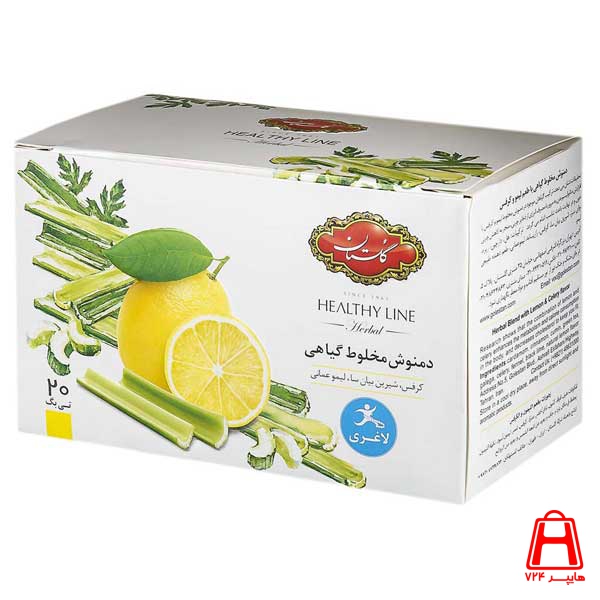 Golestan Slimming herbal mixture with lemon and celery flavor 20 Healthline