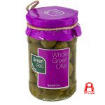 Green Field Spanish green olives in a glass 680 g