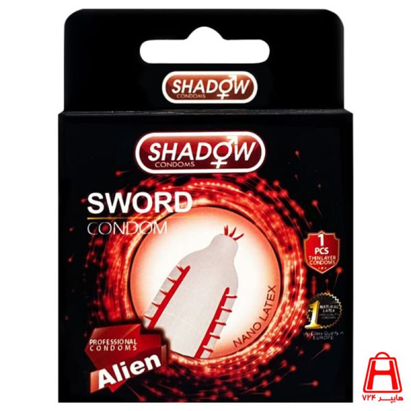 High Pleasure Sword Space Condom with Shadow Embossed Thorn