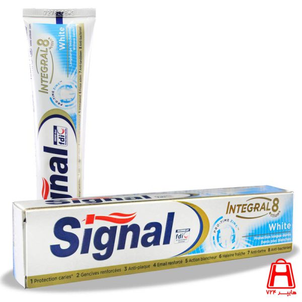 Intergranial whitening signal toothpaste 8