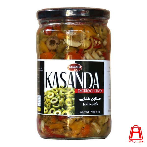 Kasanda Pickled glass olives 700