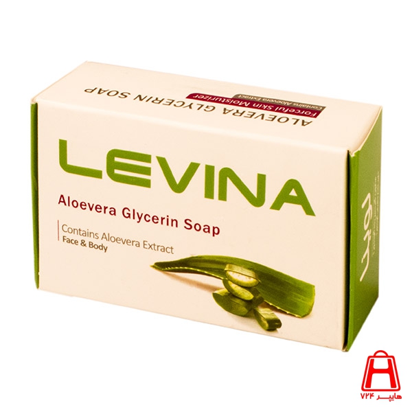 Levina aloevera glycerin soap 12o g
