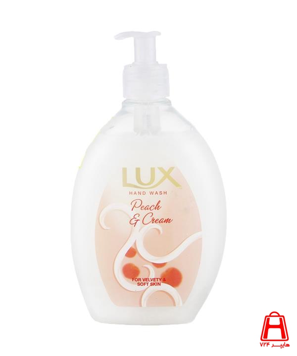 Lux handwash peach ceam 500 ml