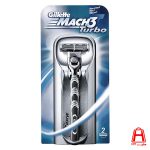 Mach3Turbo shaver with two blades