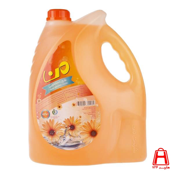 Man Washing liquid 4 liters orange