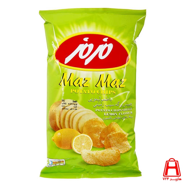 Maz Maz Lemon chips medium 40 pieces 60 g