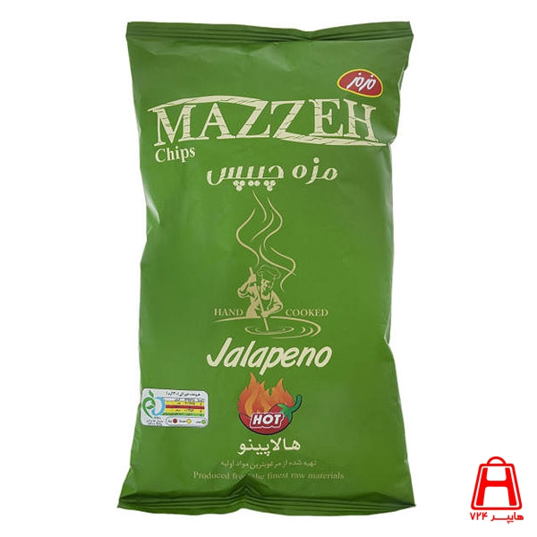 Maz Maz Mazzeh Chips medium jalapeno pepper 40 pieces 60 g