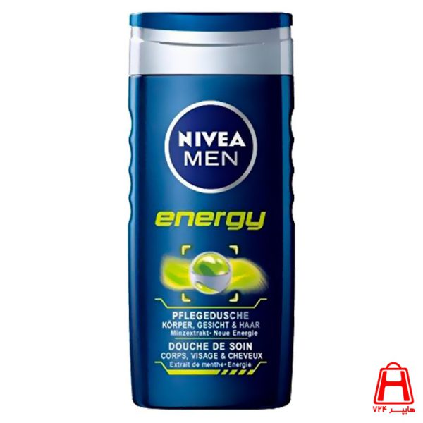Mens head and body shampoo suitable energy 250 ml