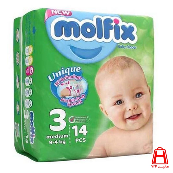 Molfix Normal 3 Medium 14.12 New