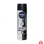 NIVEA anti perspirant invisible for black and white power aerosol spray deodorant white mark protection anti yellow staining for men 150ml