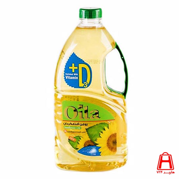 Oila Sunflower oil is enriched with vitamin D 1800gr