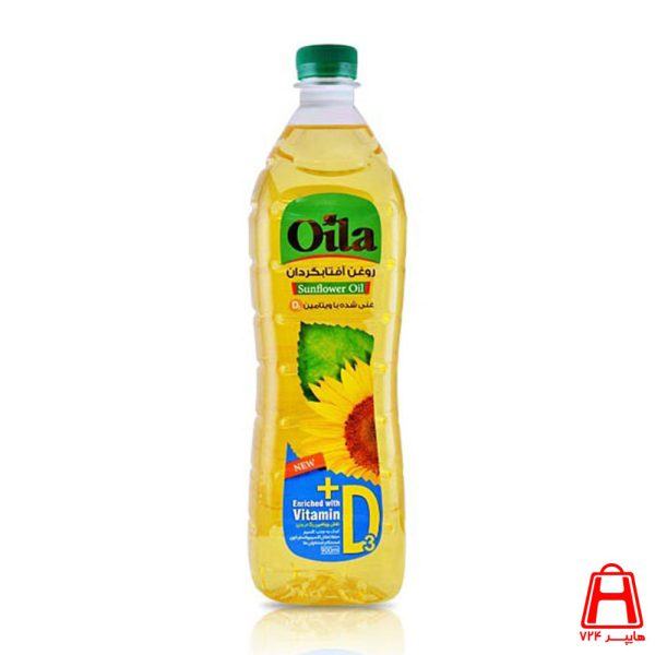 Oila Sunflower oil is enriched with vitamin D. 1350gr