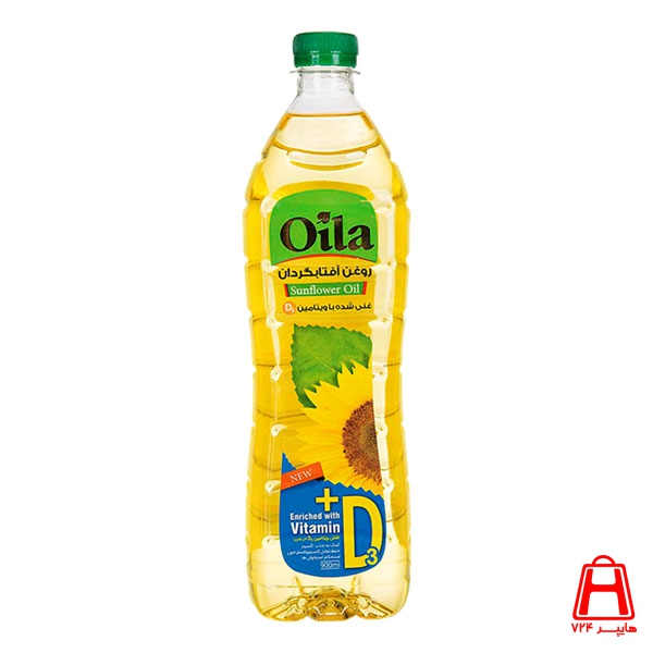 Oila sunflower oil 810 g enriched with vitamin d