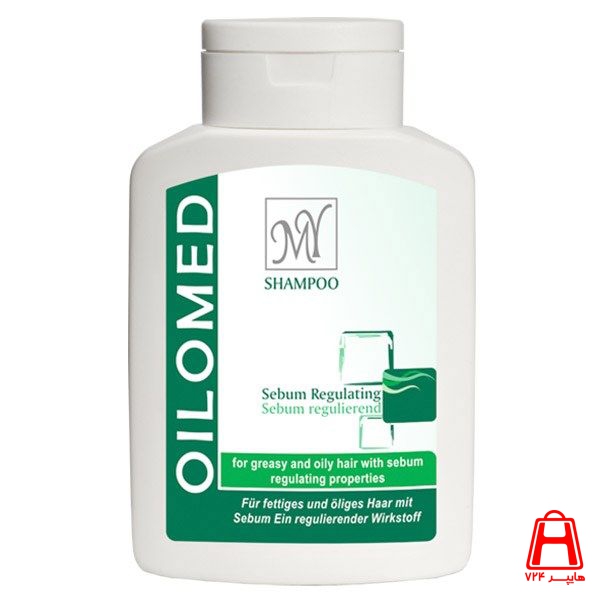 Oilomed shampoo green anti grease 200cc