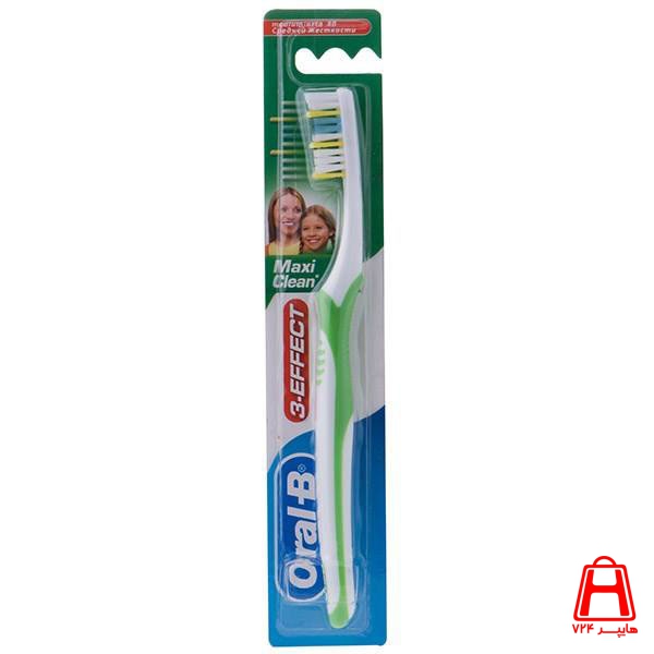 Oral B Maxi clean 3effect Medium Toothbrush
