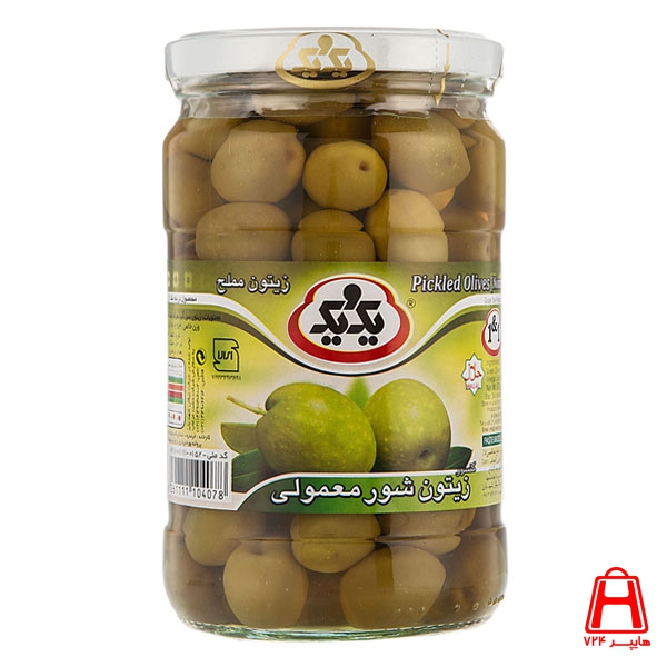 Ordinary salted olives 670 g