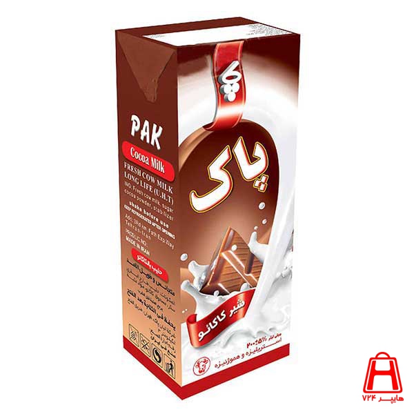 Pak Sterilized cocoa milk 200 cc